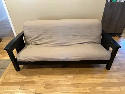 Solid Wood Full Size Futon Sofa Bed (CAN DELIVER), View more