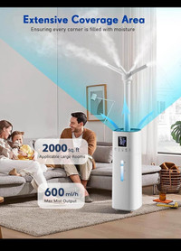 Humidifiers for Bedroom, 15L Wholehouse Humidifier for 2000 sq. 