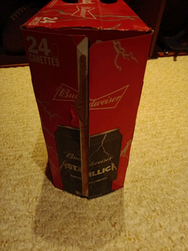 Budweiser metallica beer can case. in Arts & Collectibles in Ottawa - Image 2