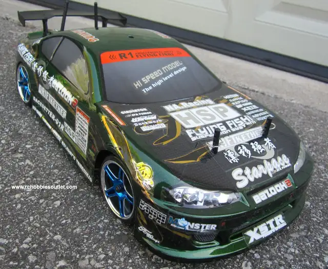 RC  Drift Car Electric with 8 Lights 2.4G Radio in Hobbies & Crafts in Hamilton - Image 5
