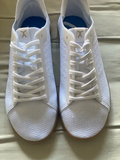 Brand new Flux Adapt Trainer sneakers. White knit upper, gum sole. Size 10 men's, 11 women’s. Fits s...