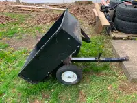 Small backyard utility trailer