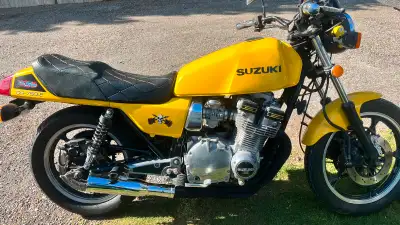 750 cc 4cylinder 4bbl 4 into 1 header lots of power fun to ride! Excellent shape too many new parts...