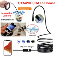 5.5/7mm Waterproof USB Endoscope Borescope Snake Inspection Came
