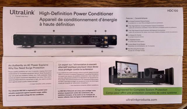 UltraLink HDC-100R High Definition Power Conditioner in Other in Oakville / Halton Region - Image 3