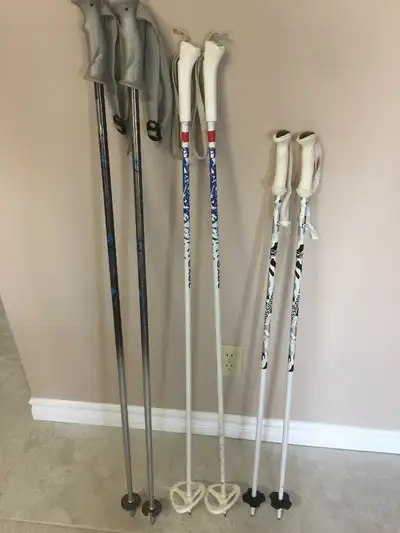 ROSSIGNOL ALLOY & EXCEL SKI POLES-2 PAIR LEFT, View more