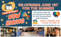 FT Summer Jobs for Youth 15-30 Mahone Bay
