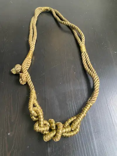 A 80’s knotted belt a different kind of belt. Priced to sell