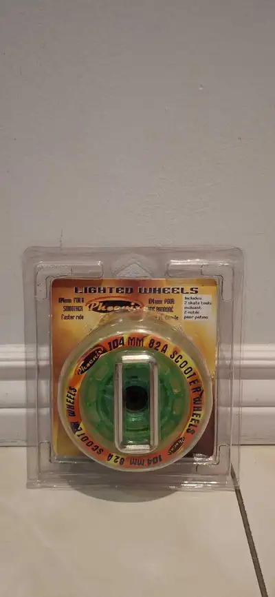*Brand New*Phoenix Lighted Scooter Wheels 104mm Model PLW-0083, View more