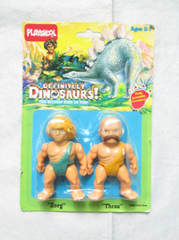 Vintage Definitely Dinosaurs! ZORG & THRAX Action Figure