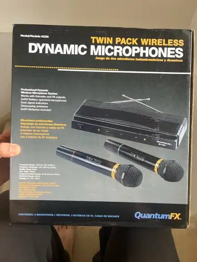 Dual pack wireless Dynamic Microphone , View more