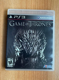PS3 Game of Thrones Complete with Manual.