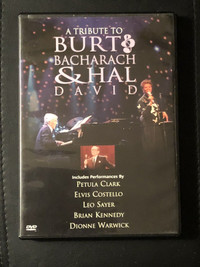 A tribute to Burt Bacharach and Hal David DVD