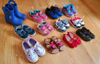 Toddler shoes size 4 to 9, including Vans, Nike, Crocs, etc.
