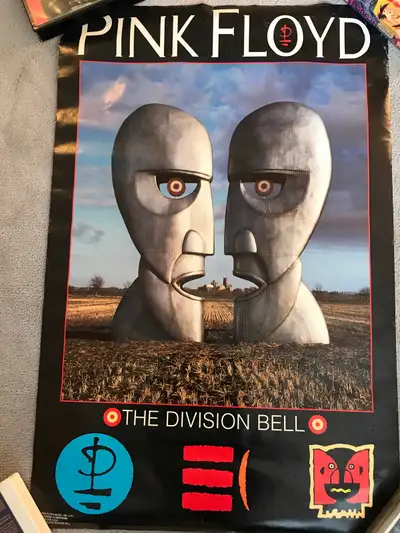 PINK FLOYD The Division Bell Vintage 1987 Poster, View more