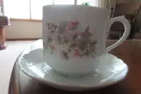 Vintage Oversized Teacup and Saucer planter
