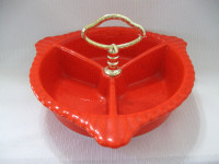 VINTAGE PLAT a BONBONS // CALIFORNIA POTTERY //CANDY DISH.c.1960