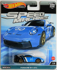 Hot Wheels Speed Machines 1/64 Porsche 911 GT3 Diecast - Damaged
