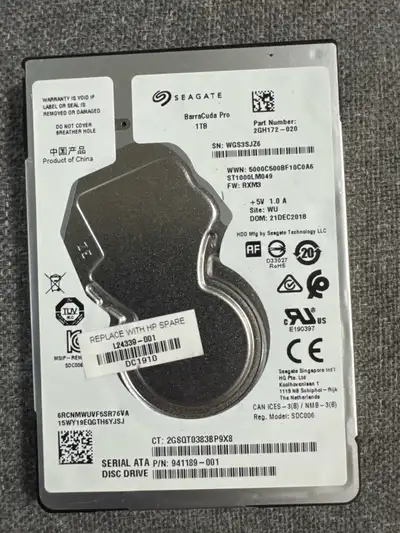 Seagate Barracuda Pro 1TB, View more
