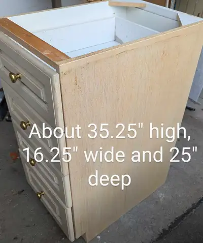 Various oak cabinets (used) $75 per cabinet or best offer