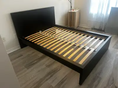 Ikea MALM Double bed frame/Cadre de lit, View more