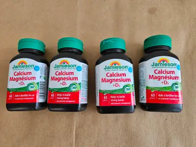 Jamieson Calcium Magnesium Plus Vitamin D3, 65 Caplets $3 each, View more