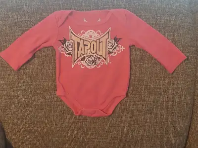 Authentic Tapout onesie Mint 0-3 months $5 Pickup west of Bowness (Valley Ridge) Spend $50+ for free...