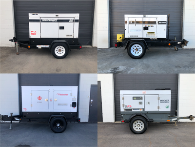 Used Portable Tow Behind Diesel Generator - 14 / 20 / 55 / 60 KW, View more