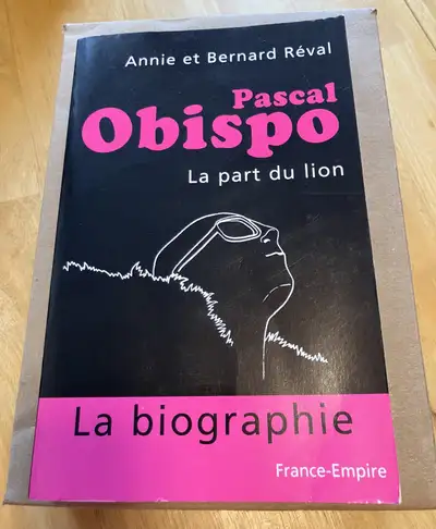 livre Pascal Obispo La part du lion biographie A. et B. Réval, View more