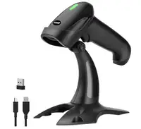 Barcode Scanner USB Wireless with Stand,Symcode Barcode Scanner