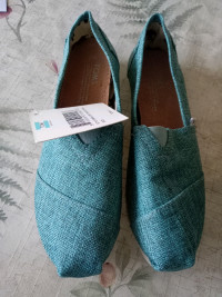 Turquoise Toms shoes