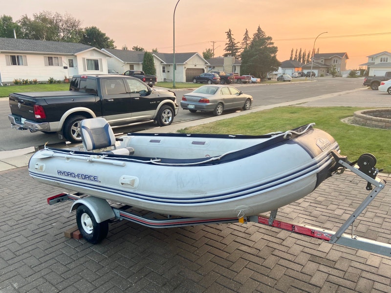 12.5 foot inflatable HydroForce dinghy. Canoes, Kayaks & Paddles