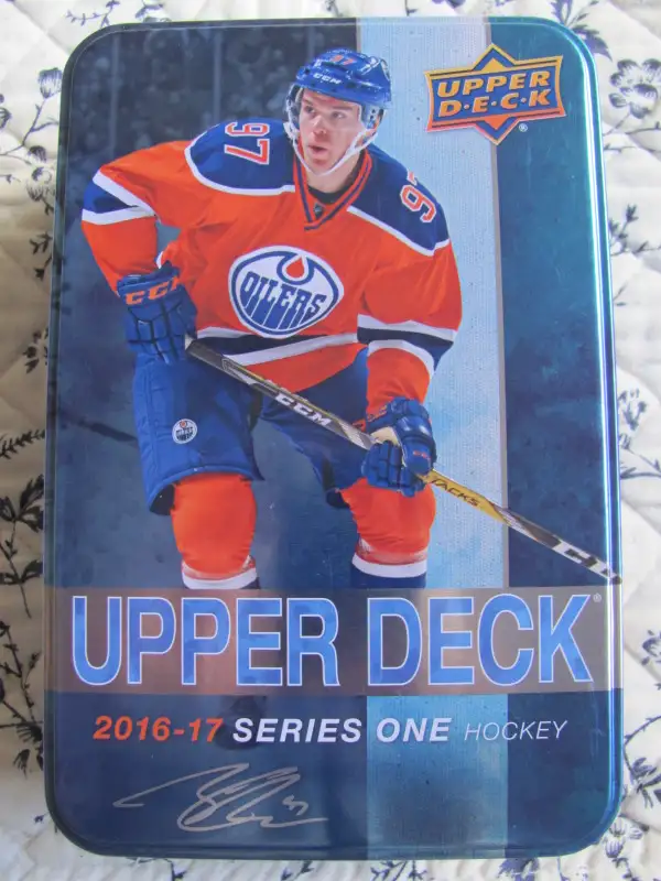 2016 Upper Deck Connor McDavid Tin Box in Arts & Collectibles in Edmonton - Image 2