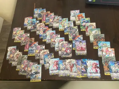 Lot of 54 Cardfight Vanguard Cards VG Condition, View more