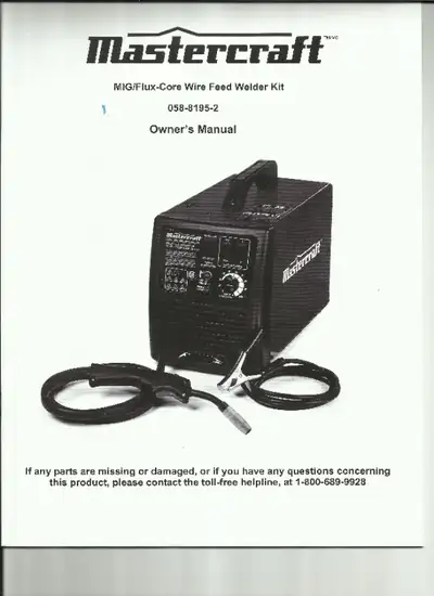 This Mastercraft mig welder is new. Purchased about 10 years ago but never uncrated til lately. It s...