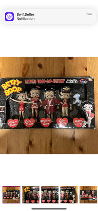 Betty Boop Limited Boop-Oops-EditionCollectible Bendable Set