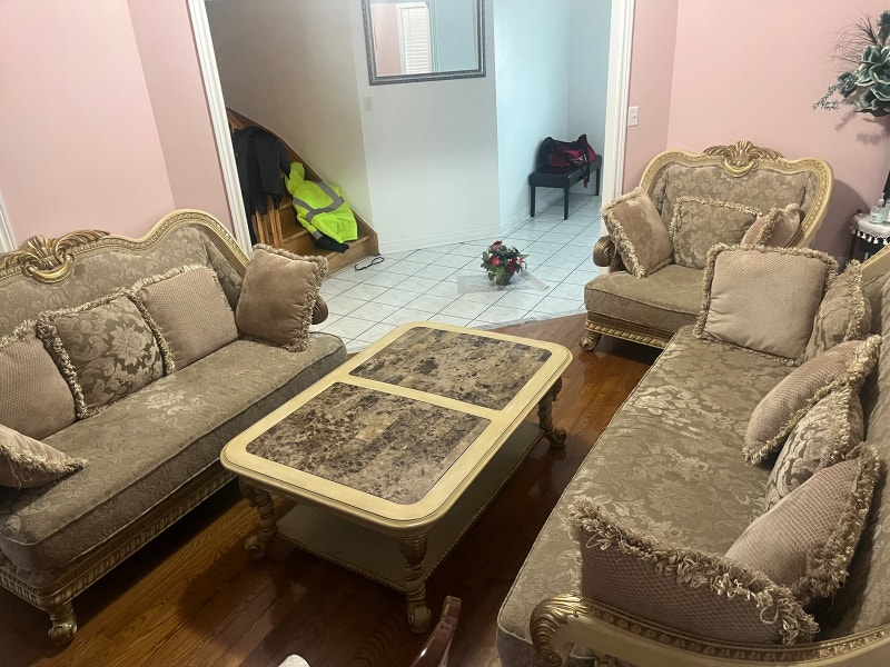 3 Piece Sofa Set with Table Couches & Futons City of Toronto Kijiji