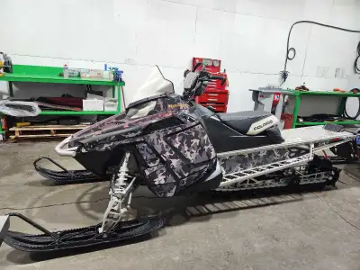 2013 Polaris RMK Pro 800cc -155"× 2 1/4" track -1656 miles -heated grips -reverse -aftermarket can -...