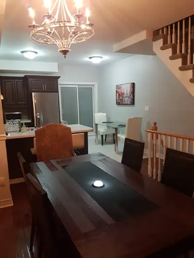 3 bed 2 bath fully furnished Townhouse recently updated. Located in the Morningside and Lawrence are...