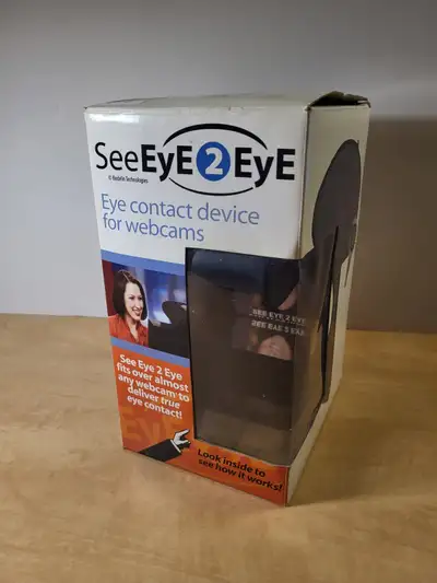 Bodelin See EyE2Eye eye contact device for webcam, View more
