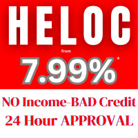 Home Equity Line of Credit  7.99%   FULLY OPEN