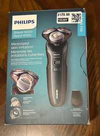 Philips Shaver 6000, Wet & Dry Electric Shaver brand new 