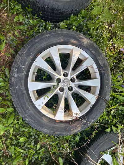 MotoMaster Winter Edge II Winter tires. Bought in 2024. Used one season. Come off Toyota venza 2013,...