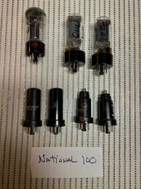 National Amp model 100 ; tubes set package ( 7 tubes )