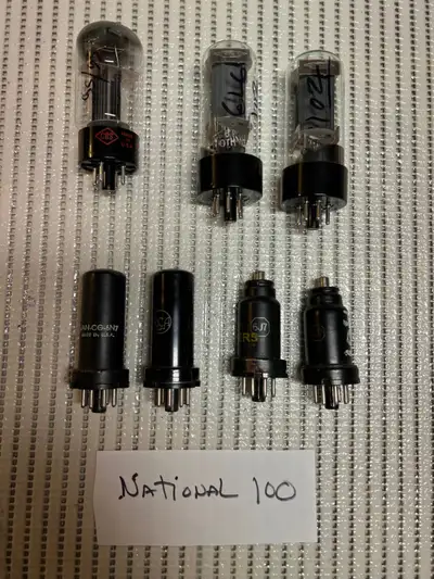 National Amp model 100 ; tubes set package ( 7 tubes ), View more