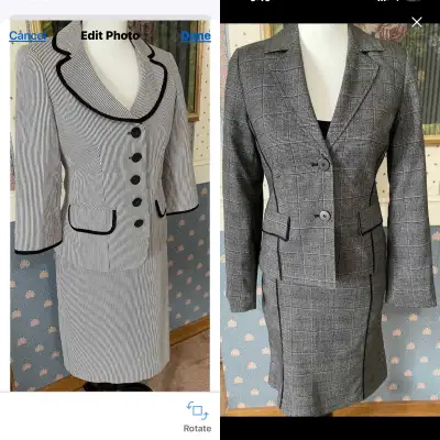 Gorgeous, beautiful, chic designer suits (never been used)$190 f, View more
