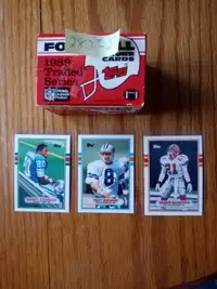 1989 Topps Football Traded Series Set Troy Aikman 70T,  Sanders
