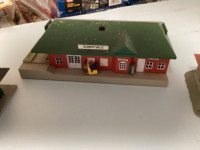 Ho scale train station