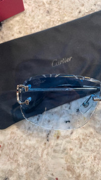 Cartier Sunglasses. Blue and Purple Tint. Unisex.