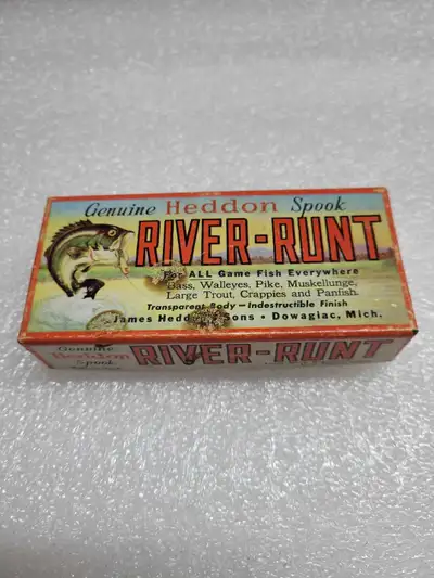 river runt vintage lure, View more